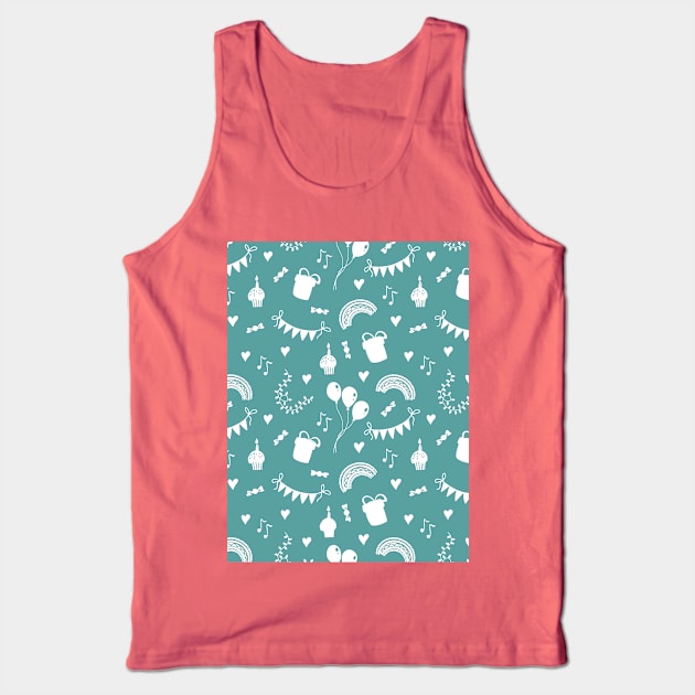 birthday pattern Tank Top by DanielK